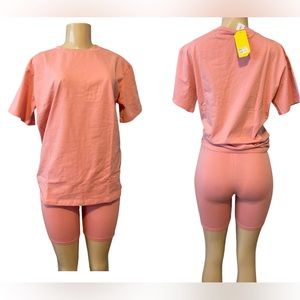 NEW 2 pcs set salmon color